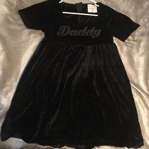 O-mighty “daddy” mini dress
